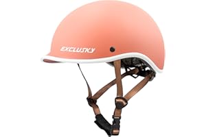 ‎EXCLUSKY Exclusky Fahrradhelm Kinder Jungen, Fahrradhelm Mädchen Kinderhelm Skaterhelm BMX Helm Retro Helm (50-55CM)