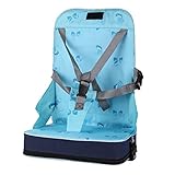Portable Baby Toddler Infant Dining Chair Booster Seat Harness Blue