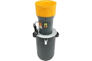 MCCOMMON Molino de cereales eléctrico 1000 W, 25 l, molino de trigo y arroz, molino de alimentos, molino de maíz, molino de cereales eléctrico profesional para todo tipo de granos