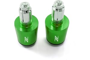 YP YUANPEI 7/8" 22MM Extrémités de Guidon de Moto pour Z900RS ZX6R ZX10R Z1000 Z650 Z750 Z800 Z900 Bouchons de poignée en Aluminium Extrémités du Guidon