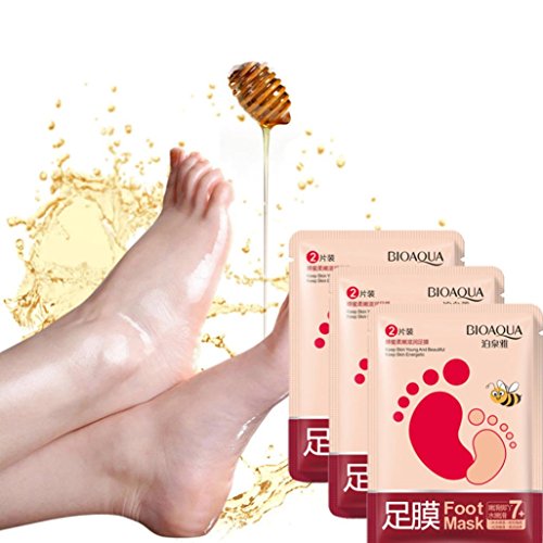 Exfoliating Peel Off Fuß Maske Baby Soft Feet Entfernen Callus Hard Dead Fuß Hautpflege (3 Stücke)