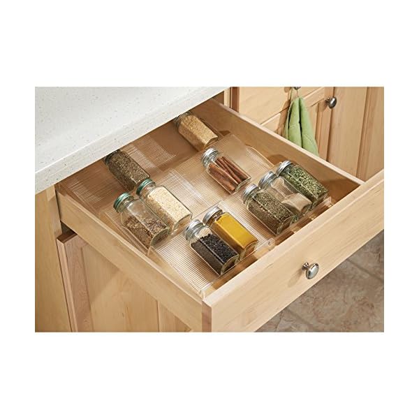 InterDesign Linus Expandable Spice Rack, Clear - Image 4