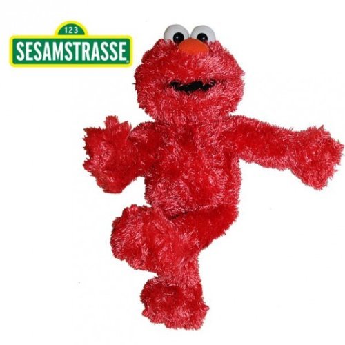 Sesame Street - Barrio Sésamo - Felpa Peluche Muñeca de Mano Elmo 35 cm