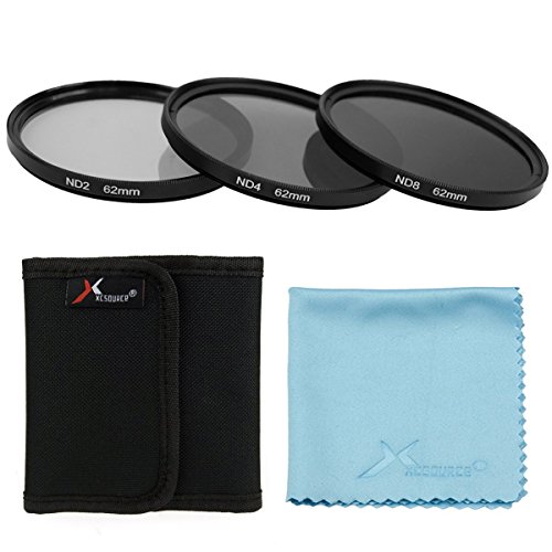 XCSOURCE   Filtre Densit   Neutre ND2 ND4 ND8 62mm pour Nikon D7100 D7000 D5200 D5100 D3200 D3100 D3000 D90 Canon 6D 600D 550D 1100D 1000D 700D 650D 70D 60D 50D 40D 30D addap      appareil photo r  flex  Cam  ra num  rique DV   cam  scope avec un objectif de 62mm de diam  tre LF287
