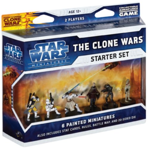 Wizard of the Coast - JDFWOC013 - Figurine - Star Wars Miniatures - Starters The Clone Wars livre