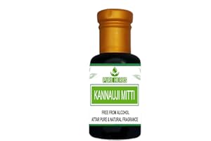 Pure Herbs Kannauji Mitti Attar, frei von Alkohol, Unisex, geeignet für Anlässe und den täglichen Gebrauch, Duft (3 ml)