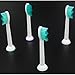 Produktbild 4 x Aufsteckbürsten für Philips Sonicare Diamond Hydro Clean Pro HX6011 6013 6014 6016 6017 6311 6412 6432 HX6711 6730 6731 6732 6733 6780 6782 6902 6921 6930 6932 6942 6972 6982 6993 HX6100 6150 6411 6431 6500 6511 HX6530 6711 6730 6731 6732 6780 HX6781 HX6782 HX6902 HX6910 HX6911 HX6912 HX6921 HX6930 HX6932 HX6933 HX6942 HX6952 HX6982 HX9332 HX9382 HX9342 Sonicare R710 R732 RS910 RS930 RS950