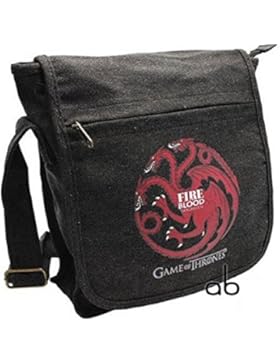 Game of Thrones - TV Serien Messenger Bag Umhängetasche - Targaryen - Fire & Blood