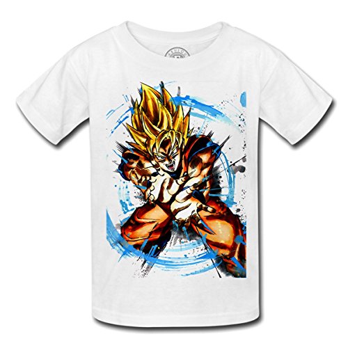 Fabulous T-Shirt Enfant Goku Super Saiyan Kameha Dragon Ball DBZ Manga
