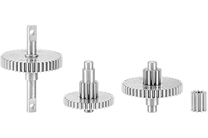 INJORA Transmisión Piñones de Engranajes 40.3:1 Gama Baja Relación de Reducción Acero Inoxidable para TRX4M Upgrade 1/18 RC Crawler Coche