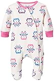 Kite Kids Baby-Girls Owl Animal Print Sleepsuit