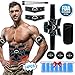 Produktbild A-TION EMS Trainingsgerät Bauchmuskeltrainer Elektrisch Gürtel, Muskelaufbau Elektrostimulation Männer für Arme Bauch Beine Fitness Geräte (Umfassen Ersatz-Gel-Pads 14PCS + Straffender Gürtel)