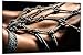 Produktbild Rod Meier Media Rope Harness Closeup - Alu-Verbundplatte Bild 60x40cm, Fine Art of Bondage, sexy erotik fetisch Kunstdruck Wandbild auf Alu/Metall
