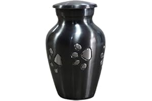 Esplanade commémoratif d'urne de crémation pour Animaux domestiques | urne en Laiton | urne en métal | urne funéraire | Souvenirs Souvenir | urne de Chat pour Chien