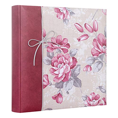 LC DISTRIBUTION Album Photo Traditionnel Jardim Rose 60 Pages + Boite Cadeau