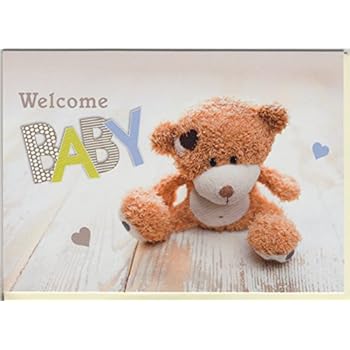 Glückwunschkarte zur Geburt Englisch Welcome Baby: Amazon.de ...