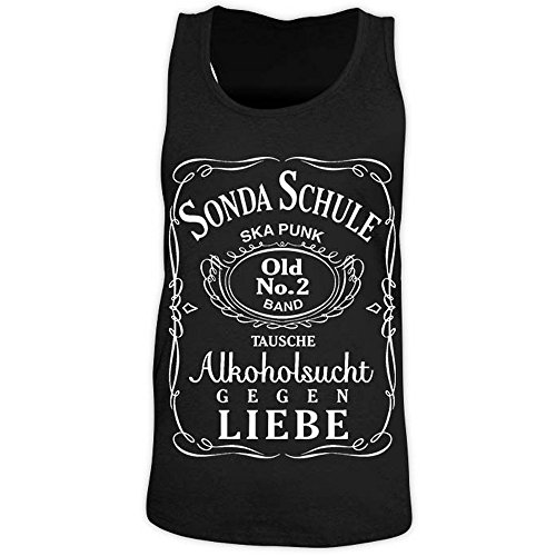 Preisvergleich Produktbild Sondaschule - Alkoholsucht Muskelshirt, Farbe: schwarz, Größe: XL