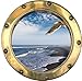 Price comparison product image H316 Self-Adhesive Sticker Optical Illusion Porthole Seagull 30 x 30 cm