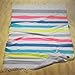 Produktbild Burrito Blancoer Sarong für Strand / Handtuch Pareo 167 Cotton 90% Polyester 10% 90x165 cm zurück von Rizo Gesäumten Streifenmustern, Gelb Blau und Pink