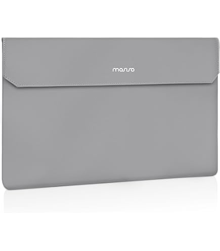ARZOPA Custodie PC 17.3 Pollici Portatile, Borsa Porta Computer Impermeabile Per Uomo Donna, Laptop Tablet Monitor Custodia Per MACBOOK HP, Dell, Lenovo, Asus Notebook, 15,6/14/13, Pieghevole, Grigio - 6
