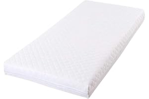Star Ibaby – Matelas pour lit de bébé 120 x 60 cm. Mousse Haute densité de 12 cm. D'hauteur