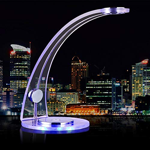 Preisvergleich Produktbild YDBHMM Transparente acryl Kreative Moderne Blu-ray Dekorative Tischlampe Energiesparlampe Nachtlicht Atmosphäre Licht Touch Switch Wohnzimmer Schlafzimmer Hotel