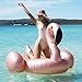 Produktbild Riesiger aufblasbarer Flamingo Luftmatratzen. Aufblasbarer Flamingo Pool Floß Durch Integrity Co (mittel Roségold)