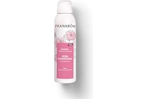 Pranarom - Idrolato di Rosa Damascena BIO - Rinvigorente, ravviva la luminosità della Pelle - Viso, Contorno Occhi, Corpo, Capelli - Idrolato 100% Puro e Naturale - 150 ML