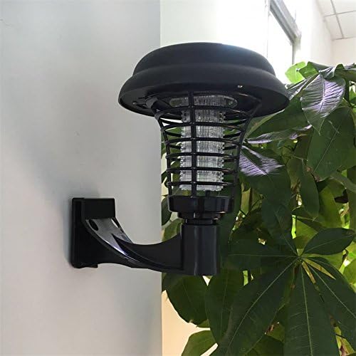 Jump Fox Mosquito Killer Trap Lamp Bug Zapper Killer UV LED Solar Powered Wall Light for Home, Garden, School