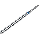 STALEKS PRO - DIAMANT BIT - Sharp Flame (Blue Ring) I Nail Burr Set I Sanding Kit for Electric Sanders I Nail Tip for Compati