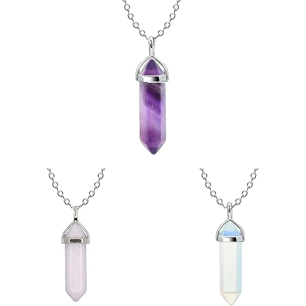 Ciondoli In Cristallo A Punta - 50 Pezzi Colorati, Per Collane Fai Da Te, Gemme Curativ - Foto 5