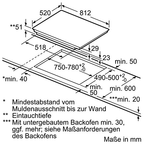 Siemens EX875LYC1E iQ700 Kochfeld Elektro / Ceran/Glaskeramik / 81,2 cm / Power Boost Funktion / schwarz - 8