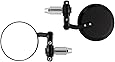 Bar Ende Konvexe Seitenspiegel Erhöhte CNC Billet Seitenrückansicht Spiegel für Motorcycle (SM001BK)