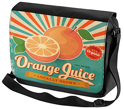 Preisvergleich Produktbild Umhänge Schulter Tasche Softdrink Limo Orangensaft bedruckt