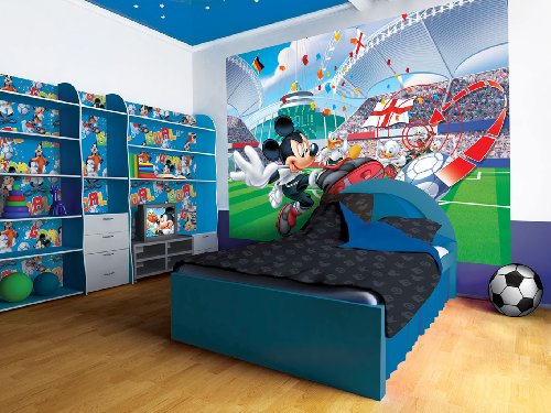 Vlies Fototapete Fototapeten Tapete Tapeten DISNEY MICKEY MOUSE & TEAM 954 VE