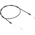Câbles à Ressort Pour Tondeuse à Gazon – Frein, Accélérateur, Transmission – Métal Durable, Longueur 250 Cm – Lot De 2