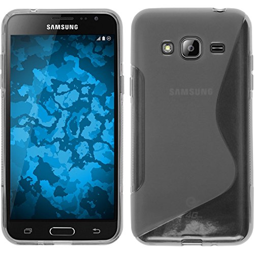 PhoneNatic Custodia Samsung Galaxy J3 Cover trasparente S-Style Galaxy J3 in silicone + pellicola protettiva