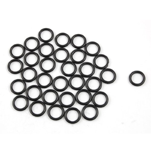50 x Schwarz 15 mm x 2,5 mm Nitrilkautschuk O-Ring Oil Seal Dichtungen
