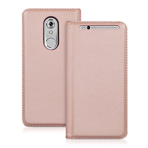 kwmobile Funda para ZTE Axon 7 Mini - Carcasa para m vil de Cuero sint tico - Case Plegable en Oro Rosa reviews kwmobile Funda para ZTE Axon 7 Mini - Carcasa para m vil de Cuero sint tico - Case Plegable en Oro Rosa