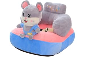 Starnearby Tessuto della Poltroncina per Bambini Senza Riempimento, Poltrona Peluche per Bambini Fai da Te, Seduta da Divano Neonati Impara a Sedersi, Sedia Peluche Neonato Senza Imbottitura