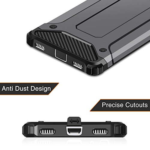 Funda Huawei P8 Lite Coolden High Pro Shield P8 Lite Funda Carcasa Protector Doble Capa TPU PC Resistente a los ara azos Ajuste delgado Cover Choque Absorci n Case para Huawei P8 Lite-Gris reviews Funda Huawei P8 Lite Coolden High Pro Shield P8 Lite Funda Carcasa Protector Doble Capa TPU PC Resistente a los ara azos Ajuste delgado Cover Choque Absorci n Case para Huawei P8 Lite-Gris