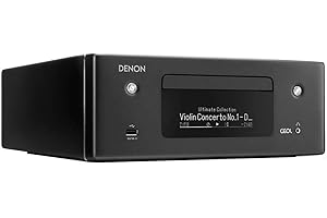 Denon RCD-N10 - Receptor de CD (Wi-Fi, Bluetooth, Airplay, Heos, Amazon Alexa) Receptor de CD de Red.