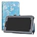 Produktbild LFDZ Lenovo TAB E7 2018 Hülle, Schutzhülle mit Hochwertiges PU Leder Tasche Case für 7.0" Lenovo TAB E7 7 Inch 2018 Tablet,Almond Blossom