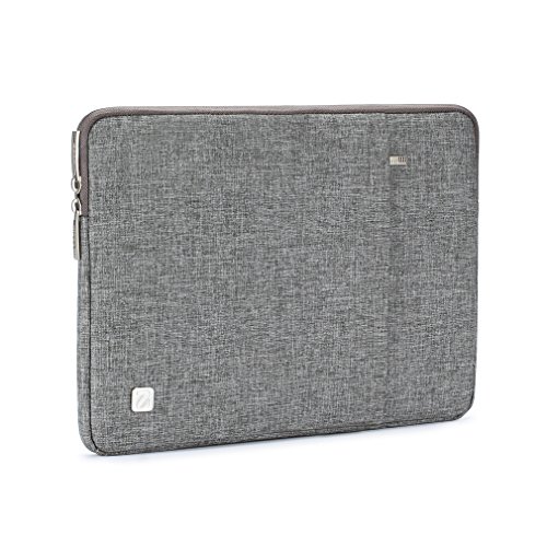 NIDOO 14″ Wasserdichtem Material Laptop Sleeve Case Tragbar Notebook Hülle Beutel Anti-Kratzern Schutzhülle Tasche Schutzabdeckung für 14 Zoll Notebook Computer (Grau) - 2