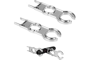 AYVRUOP pannello solare connettore chiave, chiavi in alluminio per connettori PV, strumento di montaggio a spina per cavo pannello solare, cavo di sistema PV e connettori, 2 pezzo