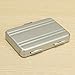 Produktbild LaDicha Aluminium Business Kreditkarte Box Mini Suitcase Card Holder High Grade Business Office Cards Box - Leicht Grau