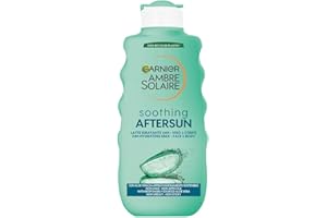 Garnier Ambre Solaire Latte Doposole, Per Viso e Corpo, Effetto Rinfrescante e Pelle Nutrita, Ideale per Tutti i Tipi di Pelle, Arricchito con Aloe Vera, 200ml