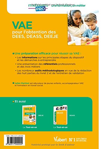 Formation VAE pour l'obtention des DEES, DEASS, DEEJE (Éducateur spécialisé, Assistant de service social, Éducateur de jeunes enfants) - Préparation complète pour réussir sa formation