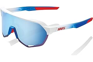 100% GAFAS Unisex Erwachsene S2-Totalenergies Team Hiper Multilayer Mirror Lens Brille, Matte White/Metallic Blue (Mehrfarbig), Einheitsgröße