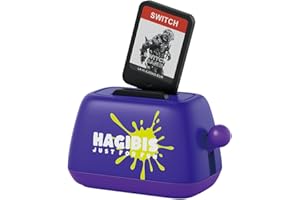 Hagibis Funda para Juego de Nintendo Switch,Compatible con Tarjetas de Juego de Nintendo Switch,Soporte de Almacenamiento para tostadoras,Almacenamiento de 2 Cartuchos de Juego (Morado)